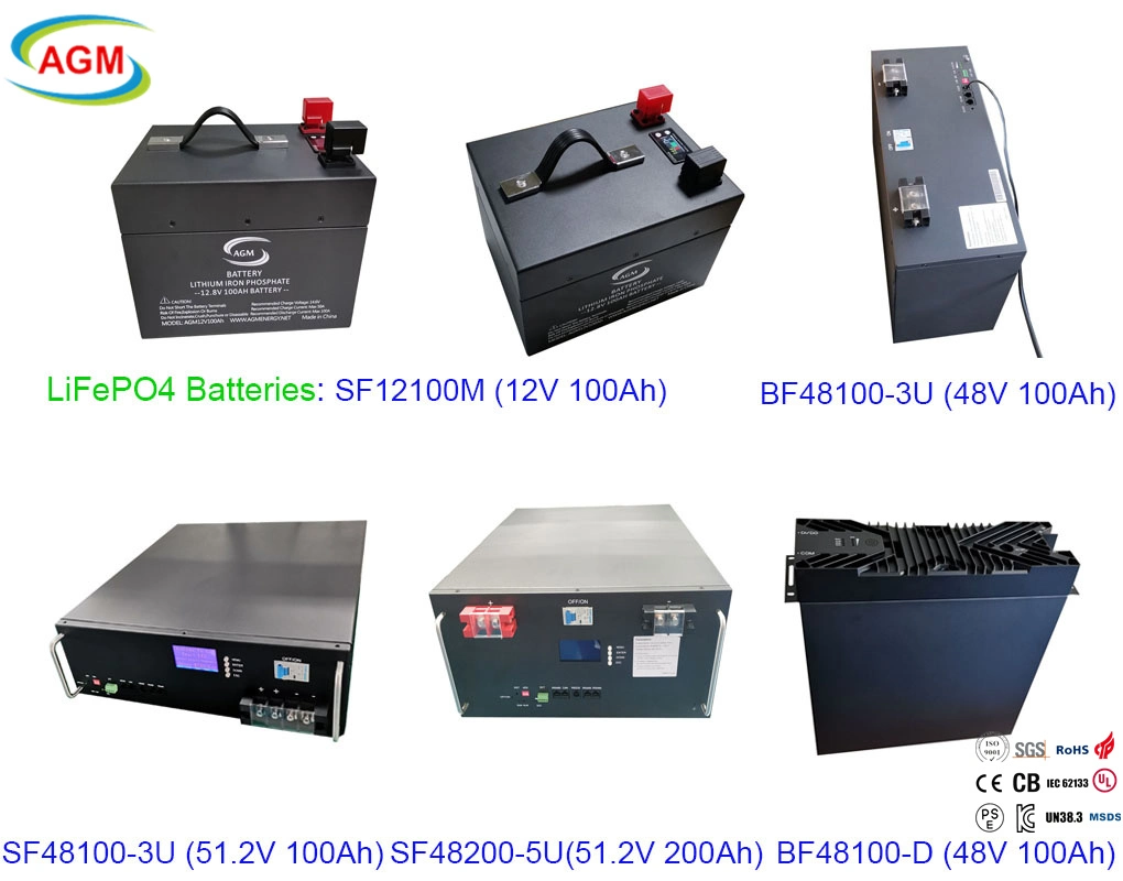 Stackable Energy Storage Battery 100ah 200ah LiFePO4 Battery Lithium Battery for Solar System