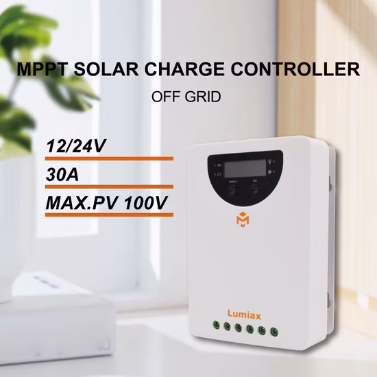 Regolatore solare 12V/24V/48V 30A MPPT Regolatore di carica del sistema solare-solare